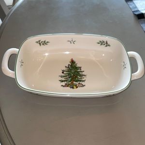 spode Christmas Tree Serving Dish